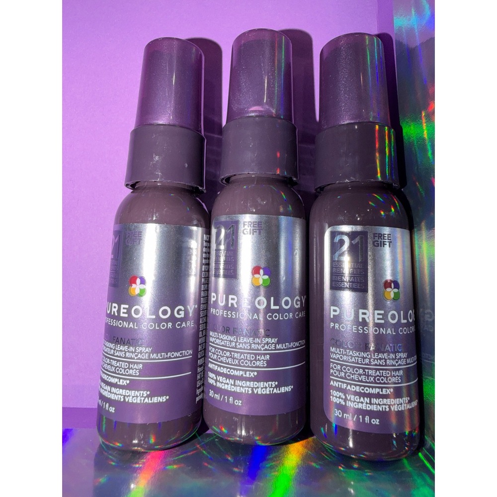 Pureology Color Fanatic Leave In Spray 21 Hair Care Benefits Antifade travel